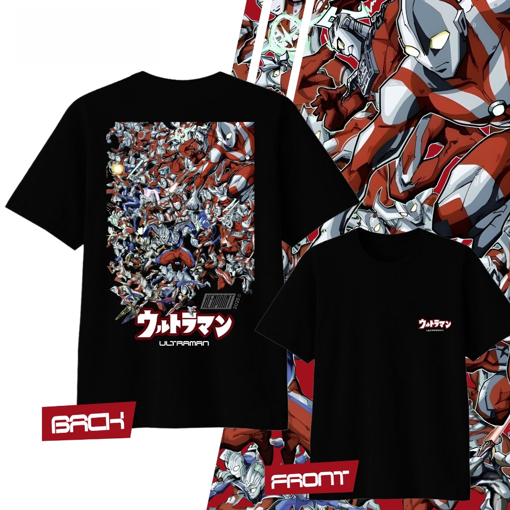 Anime Ultraman Printed Cotton  - Summer Clothing Gifts ulasan dan harga