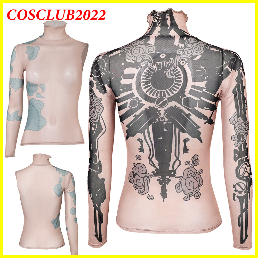 Women Arcane Jinx Cosplay Shir - Summer Clothing Cheap ulasan dan harga