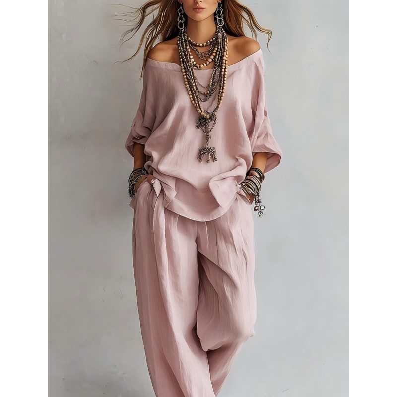 Summer New Casual Loose Linen  - Summer Linen Clothing For Women ulasan dan harga