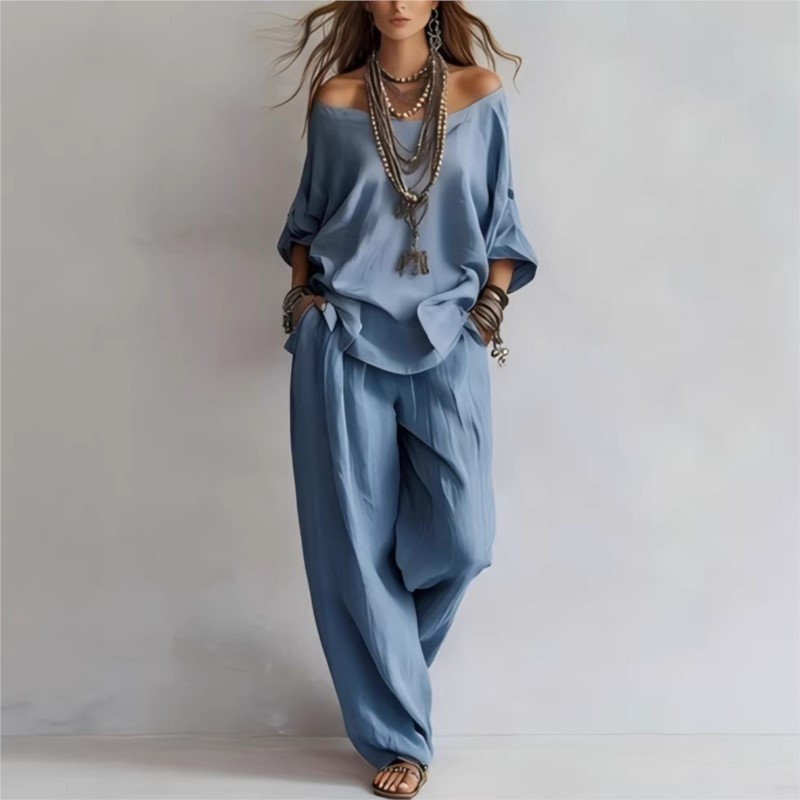 Summer New Casual Loose Linen  - Summer Linen Clothing For Women ulasan dan harga