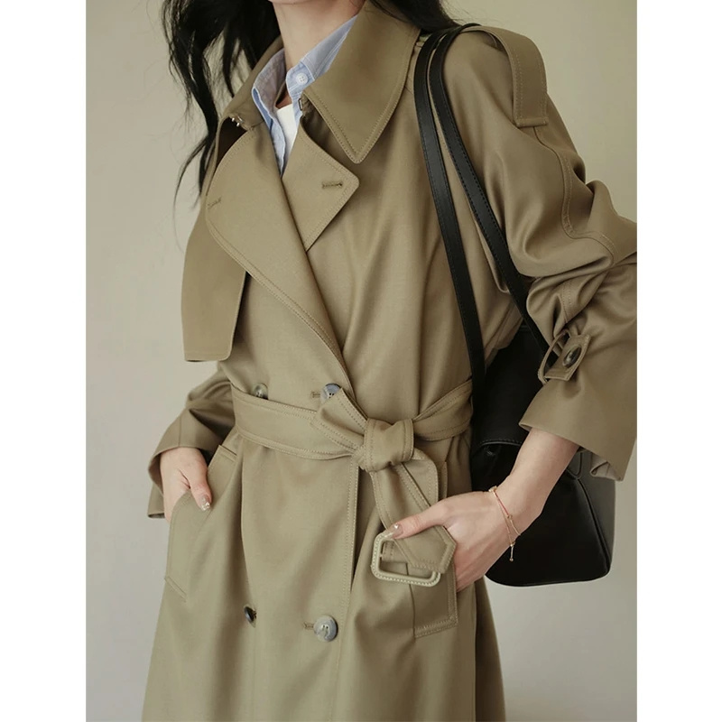 2025 Autumn Women's Trench Coa - Summer Clothing Women Over 50 ulasan dan harga