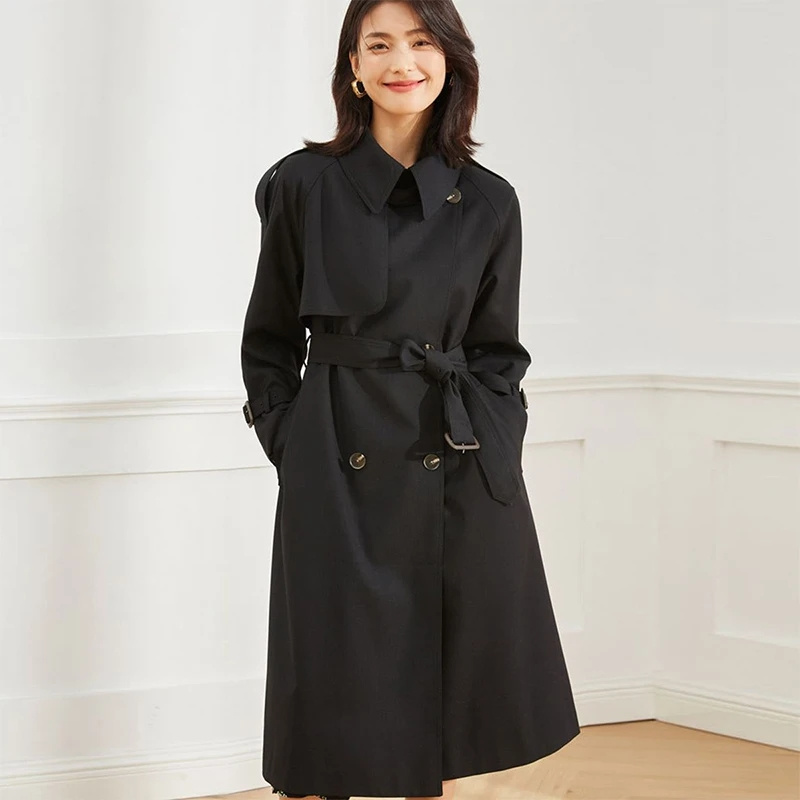 2025 Autumn Women's Trench Coa - Summer Clothing Women Over 50 ulasan dan harga