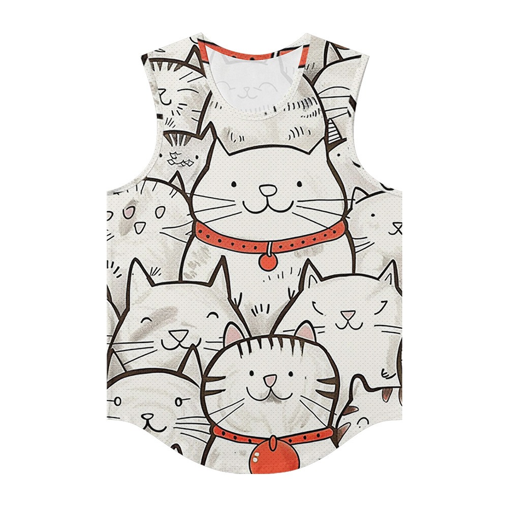 Men Vests Trendy Kawaii Lucky  - Summer Clothing Essentials Men ulasan dan harga