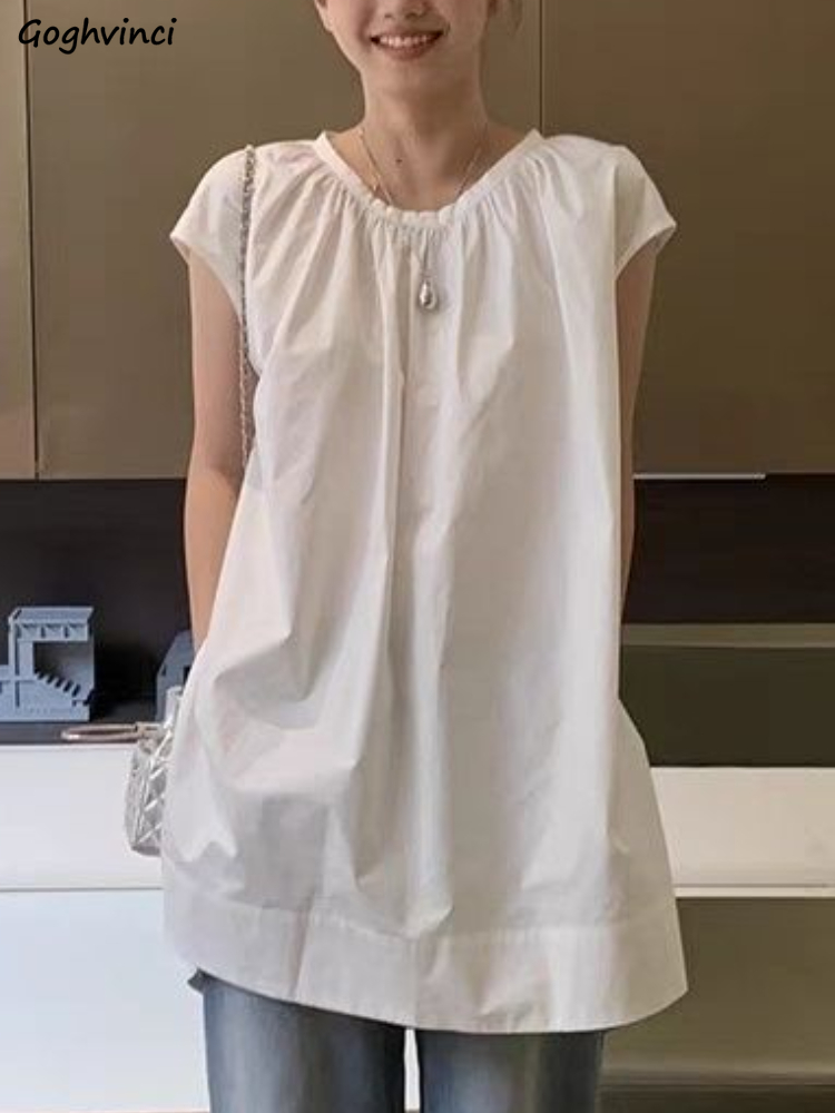 Sleeveless Blouses Women Vinta - Summer Linen Clothing For Women ulasan dan harga