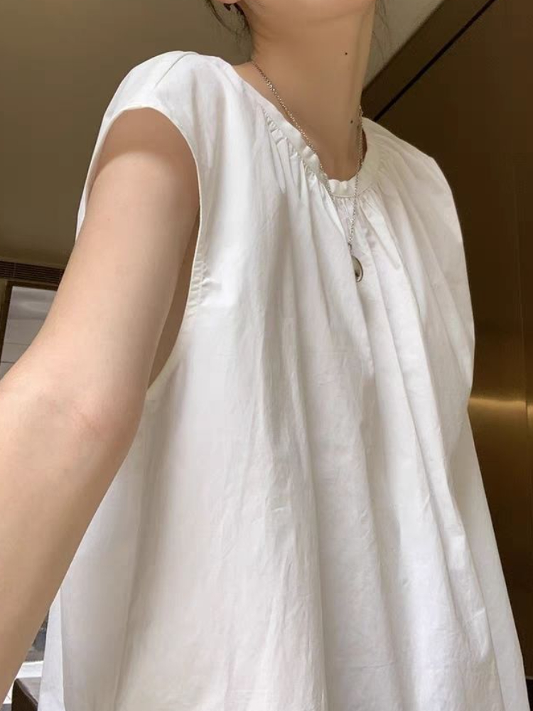 Sleeveless Blouses Women Vinta - Summer Linen Clothing For Women ulasan dan harga