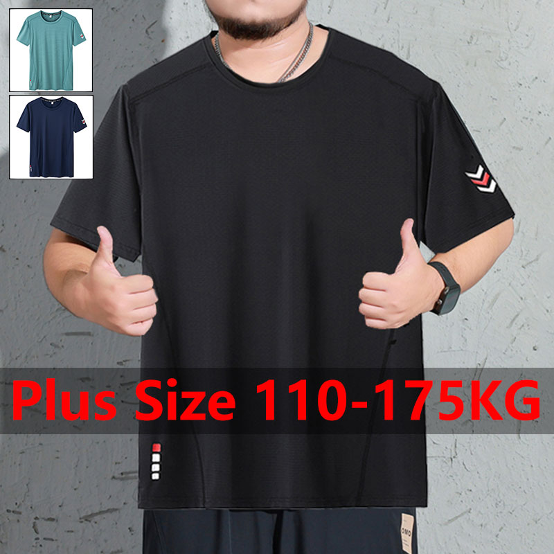 Men's Plus Size T-shirt 5XL 6X - Summer Clothing Plus ulasan dan harga