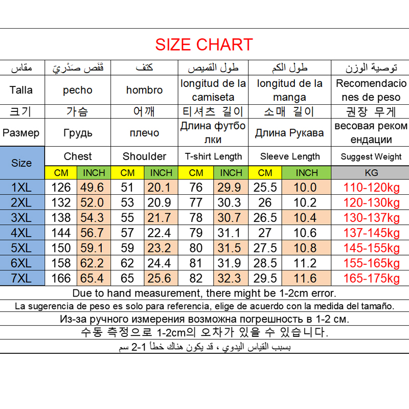 Men's Plus Size T-shirt 5XL 6X - Summer Clothing Plus ulasan dan harga