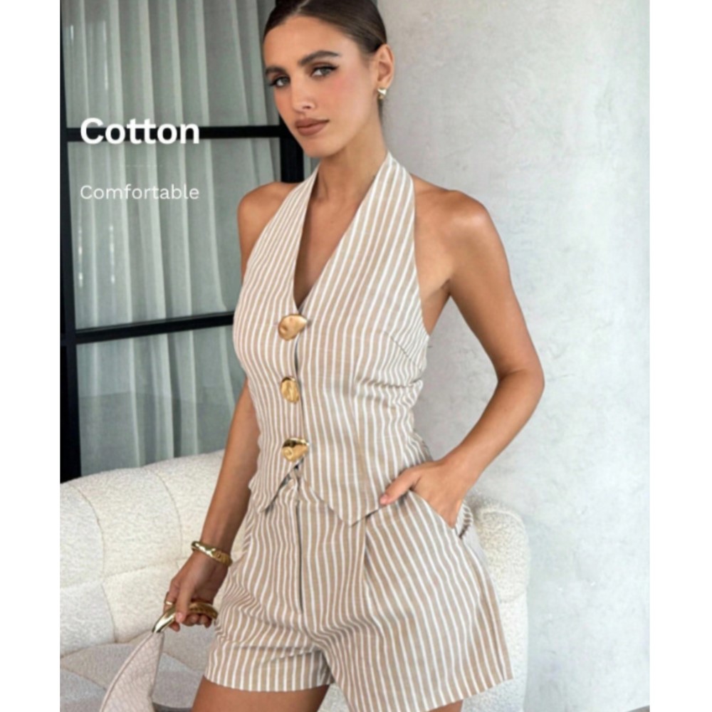 Sexy Backless Halter Vest Wome - Zara Summer Clothing For Women ulasan dan harga