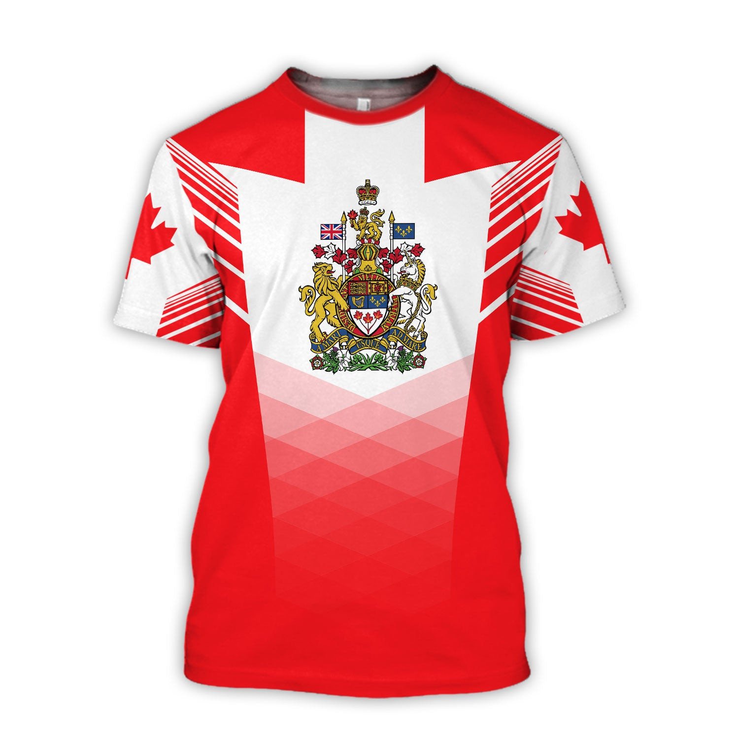 Canada T-Shirts Canadian Flag  - Summer Clothing Women Canada ulasan dan harga