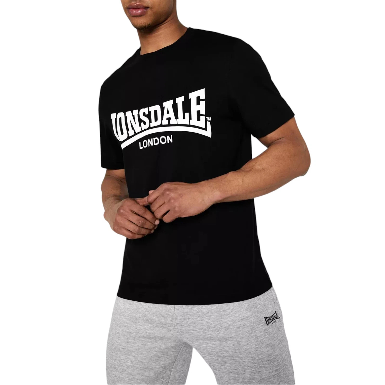 Lonsdale Mens T Shirts Essenti - Summer Clothing Essentials Men ulasan dan harga