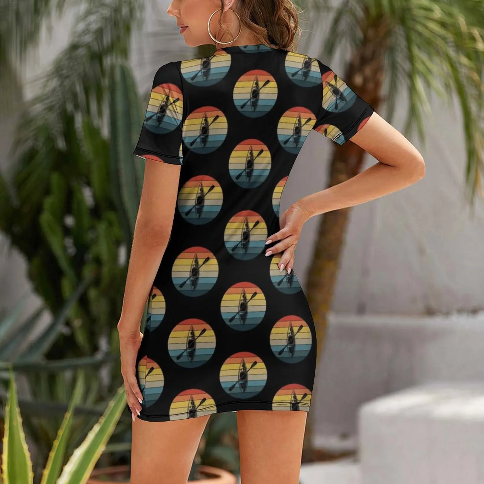 Kayaking Old Retro Short-Sleev - Summer Kayaking Clothing ulasan dan harga
