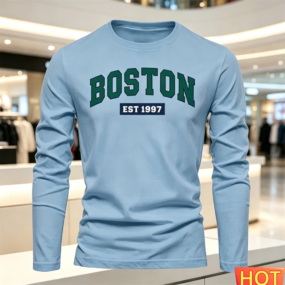 Autumn Summer Men's long sleev - Summer Clothing Tops ulasan dan harga