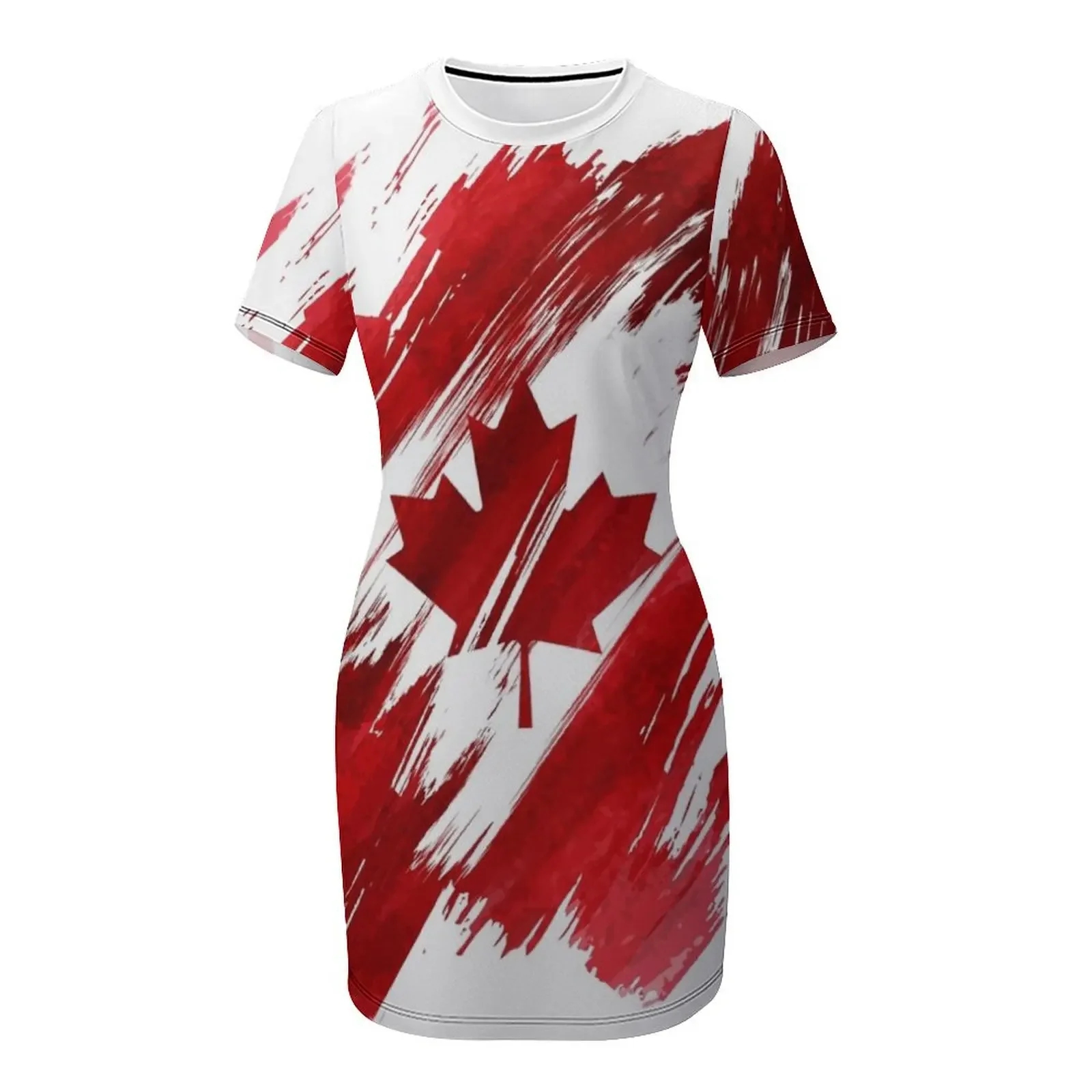 Canada Short-Sleeved Dress ele - Summer Clothing Women Canada ulasan dan harga