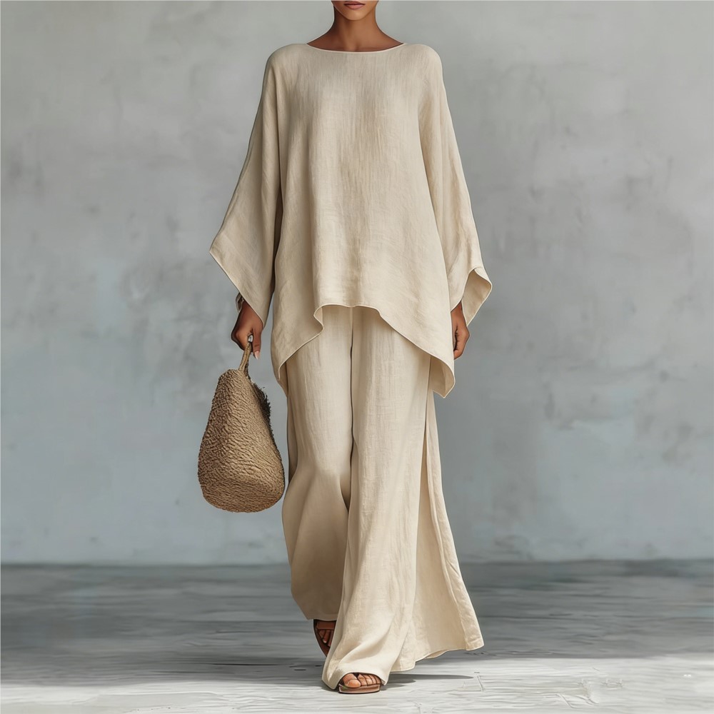 Fashion Linen Loose Long-sleev - Zara Summer Clothing For Women ulasan dan harga