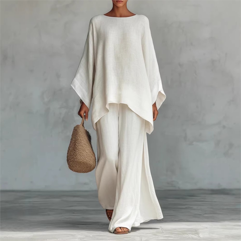 Fashion Linen Loose Long-sleev - Zara Summer Clothing For Women ulasan dan harga