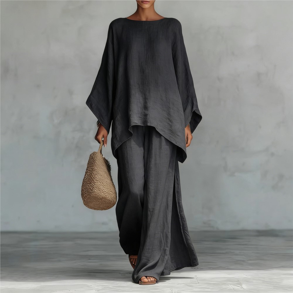 Fashion Linen Loose Long-sleev - Zara Summer Clothing For Women ulasan dan harga