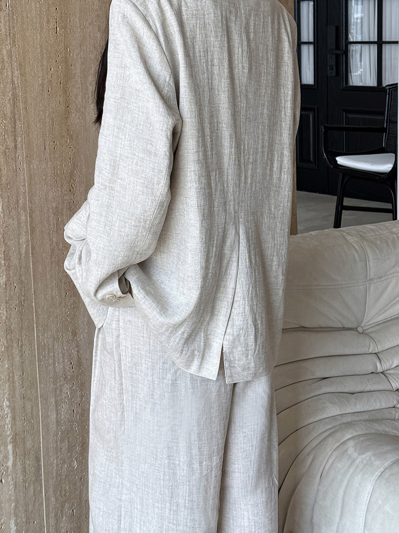 Autumn Hig-end Linen Material  - Summer Clothing Material ulasan dan harga