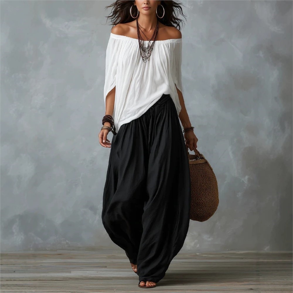 Fashion One-shoulder Short-sle - Zara Summer Clothing For Women ulasan dan harga