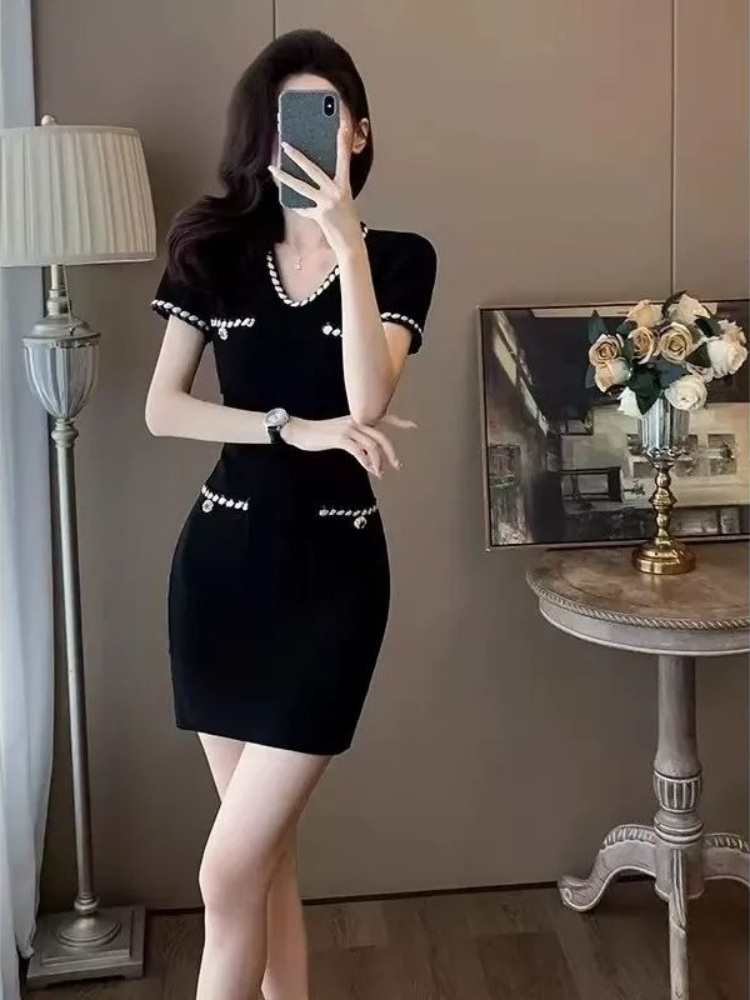 2026 Summer Black Dress with C - Summer Clothing Colors 2026 ulasan dan harga