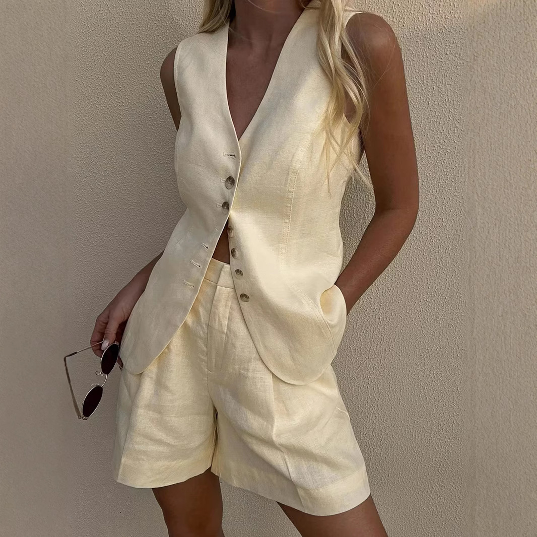 Wolfeel Cotton linen Chic Casu - Summer Linen Clothing For Women ulasan dan harga