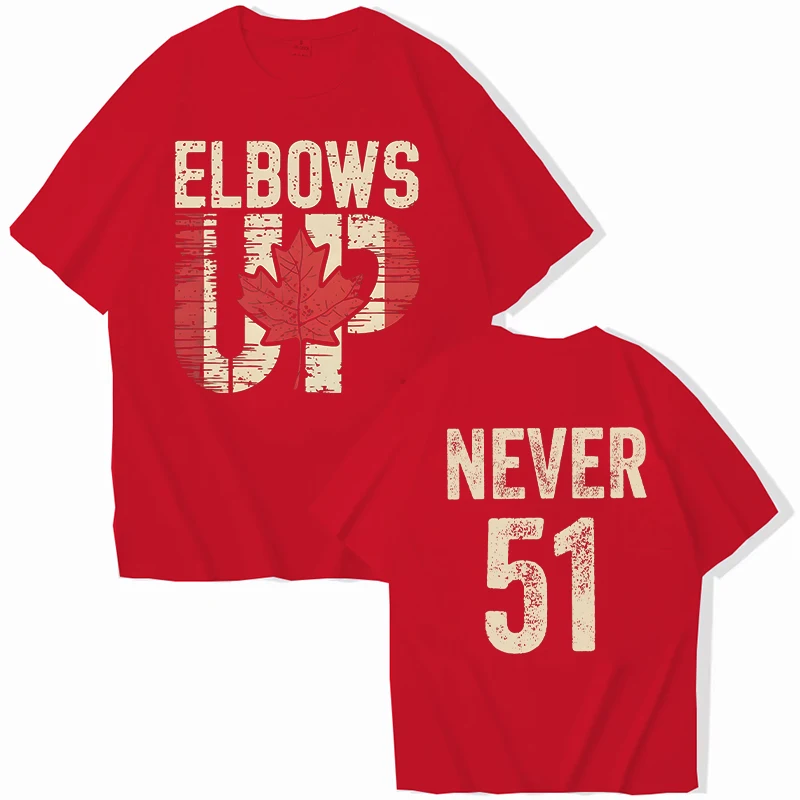 Retro Elbows Up Never 51 Canad - Summer Clothing Women Canada ulasan dan harga