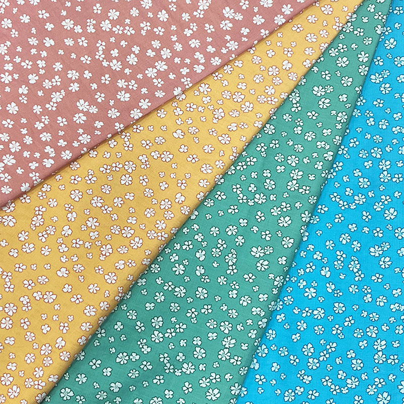 Soft Viscose Summer Daisy Rayo - Summer Clothing Material ulasan dan harga