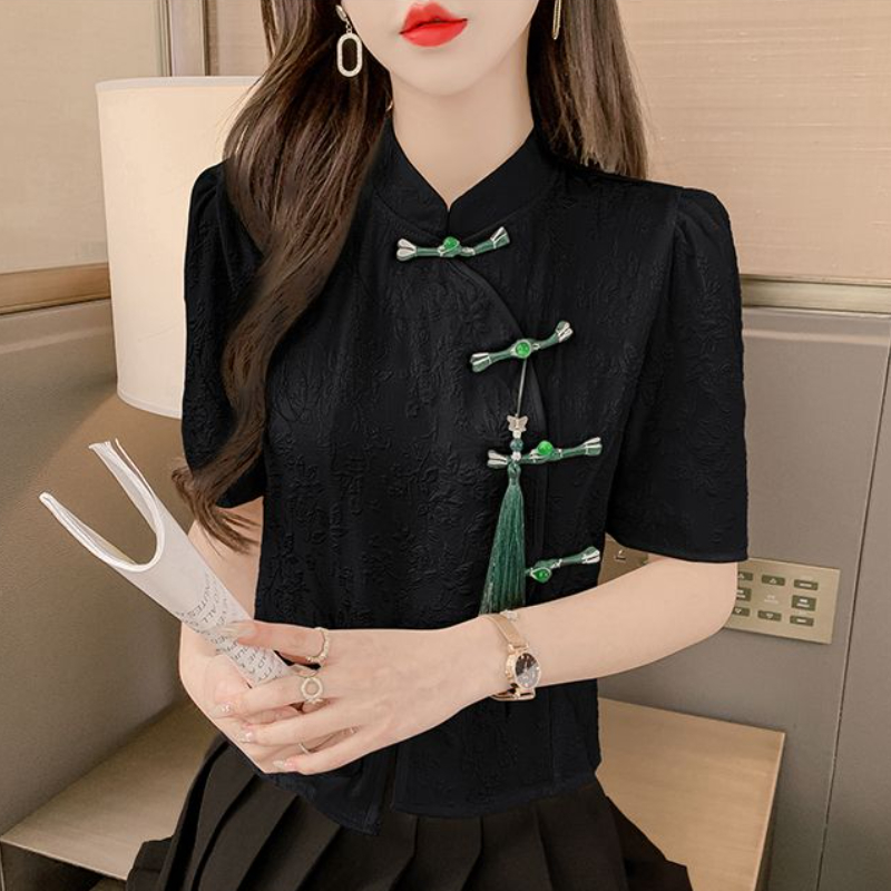 Vintage Blouses Women Fashion  - Summer Linen Clothing For Women ulasan dan harga