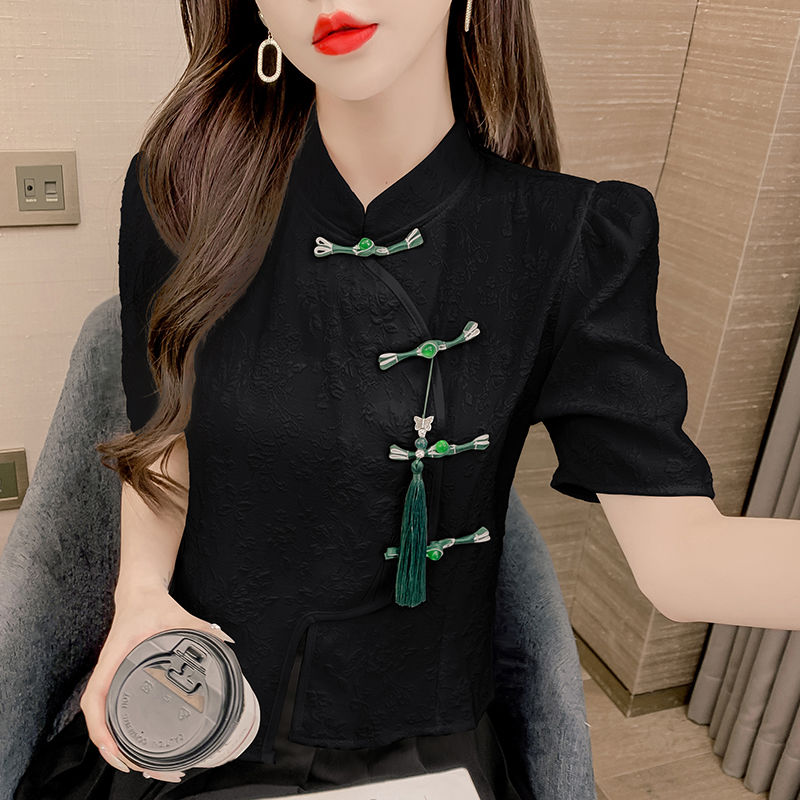 Vintage Blouses Women Fashion  - Summer Linen Clothing For Women ulasan dan harga