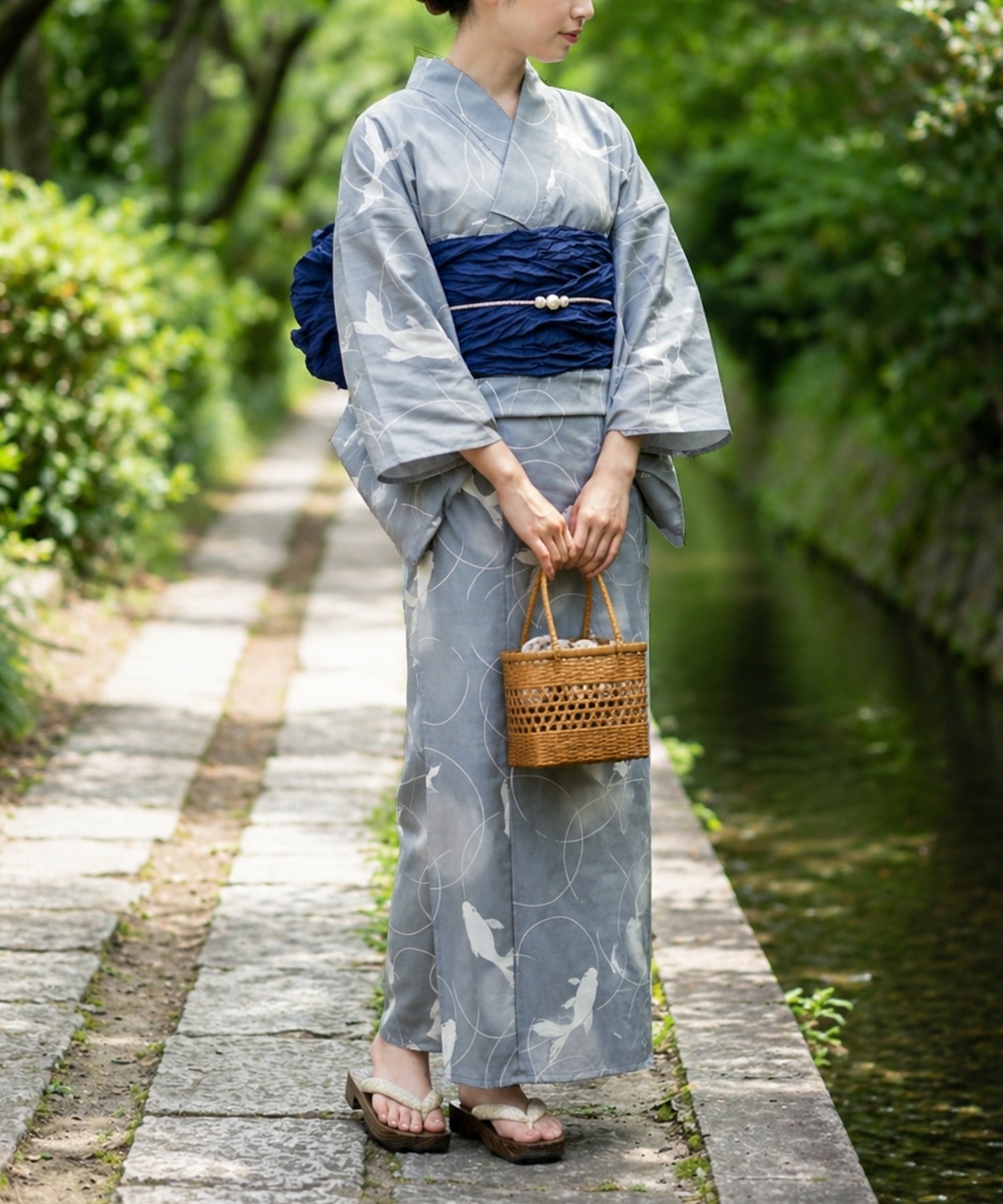 Traditional Yukata Kimono Cott - Summer Clothing Material ulasan dan harga