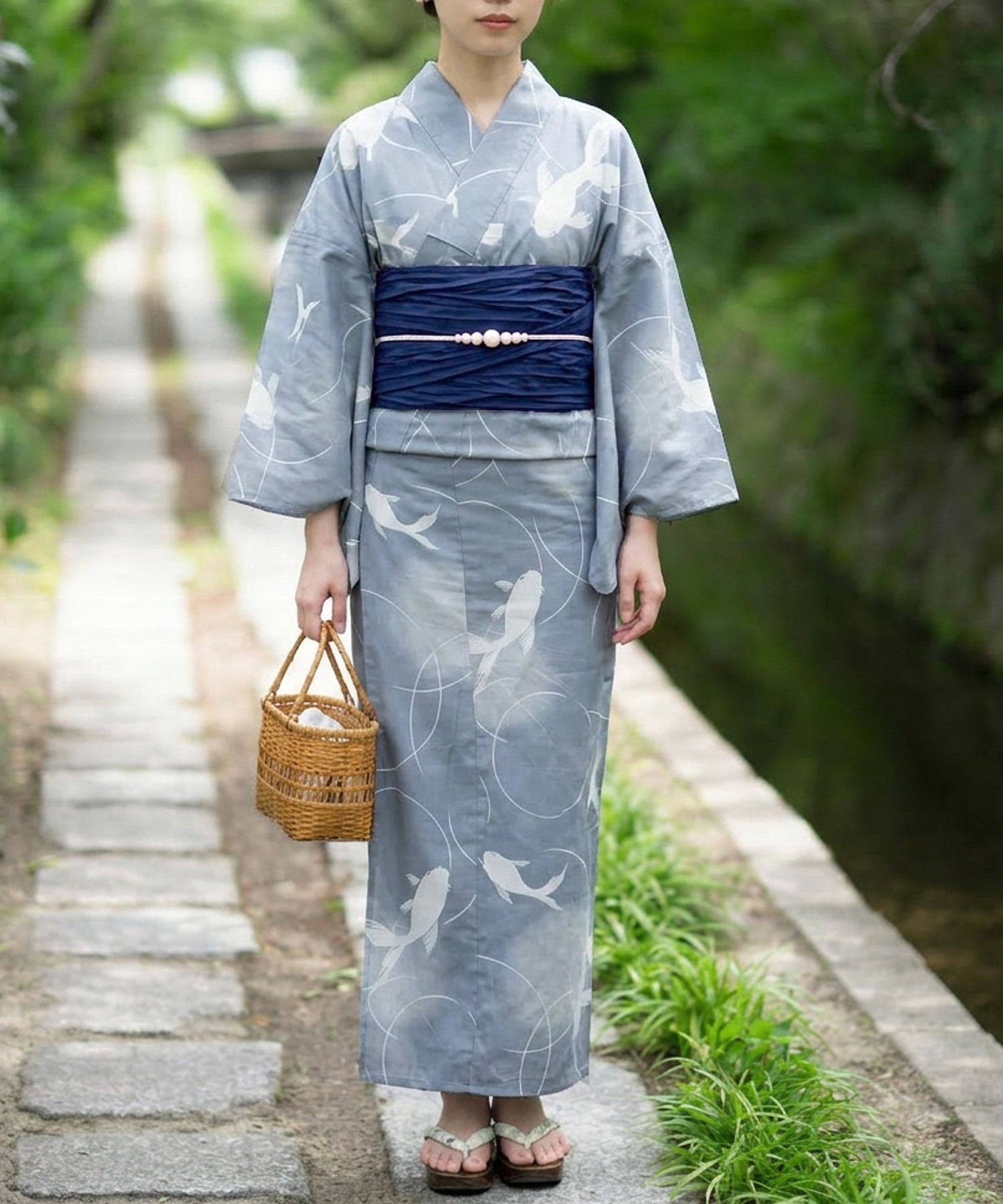 Traditional Yukata Kimono Cott - Summer Clothing Material ulasan dan harga
