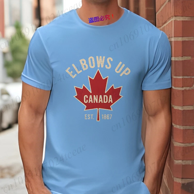 Elbows Up Canada T-shirt  for  - Summer Clothing Women Canada ulasan dan harga