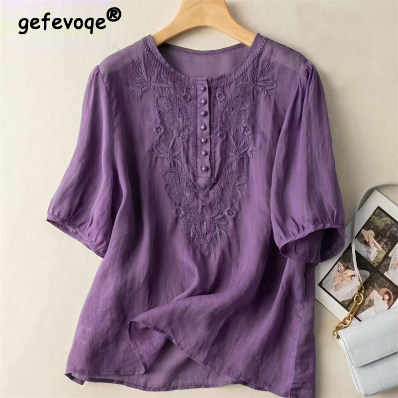 Women Clothing 2024Summer Vint - Summer Linen Clothing For Women ulasan dan harga