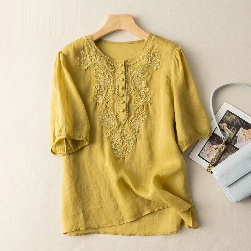 Women Clothing 2024Summer Vint - Summer Linen Clothing For Women ulasan dan harga