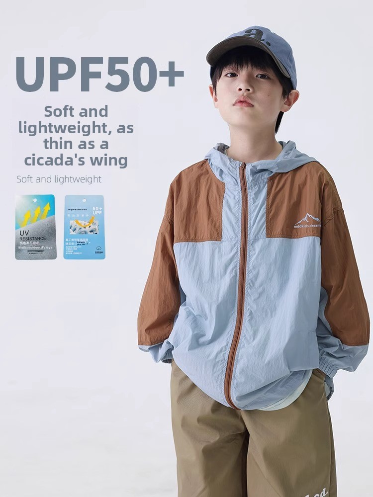 Boys Summer Wear Sun Protectio - Summer Clothing Material ulasan dan harga