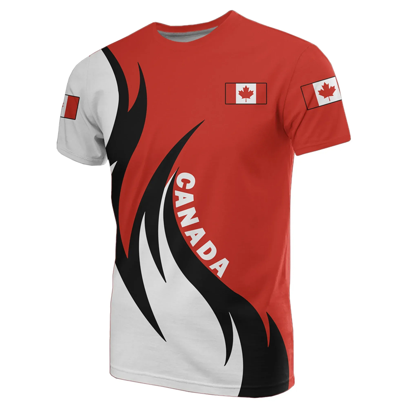 Canada Day T-shirt Canadian Fl - Summer Clothing Women Canada ulasan dan harga